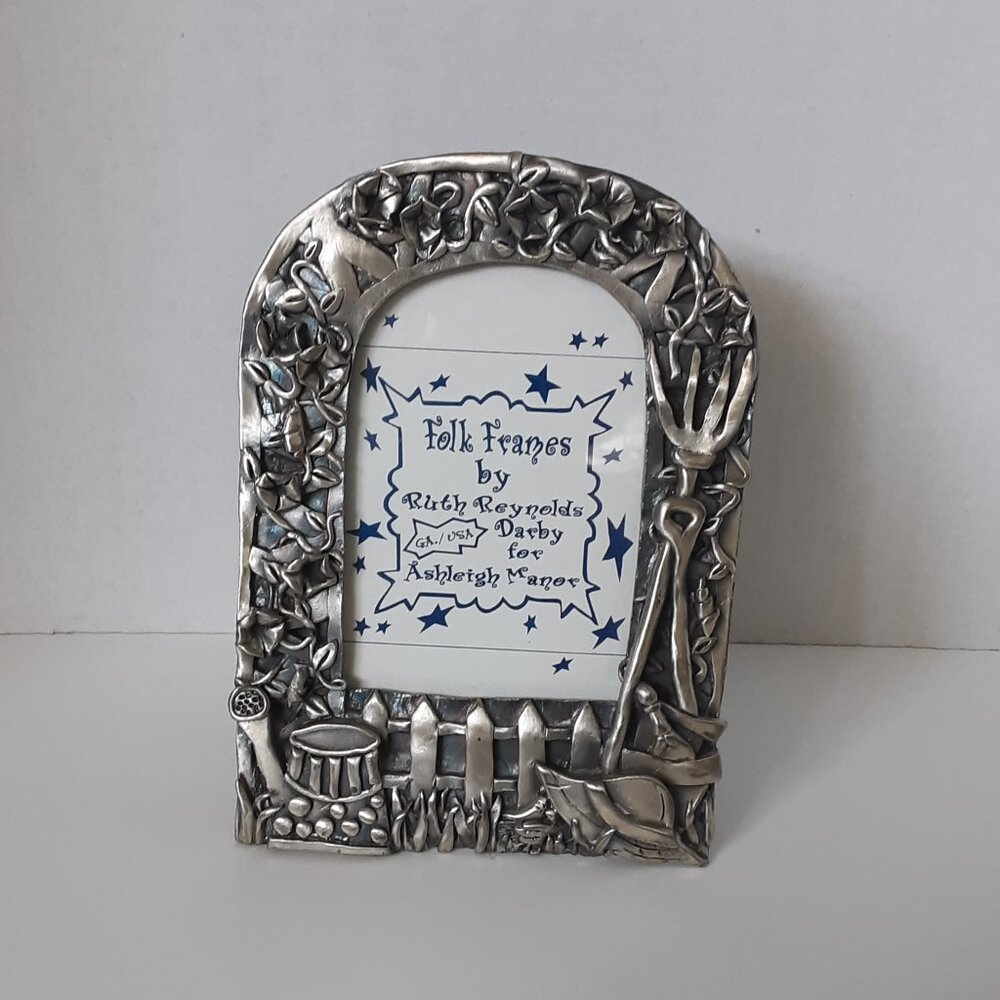 Pewter Frame Fishing Theme